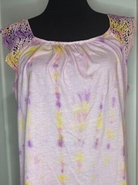 Large Tank Top By Carolyn Taylor Hand Tie Dyed by Visual Bliss Co